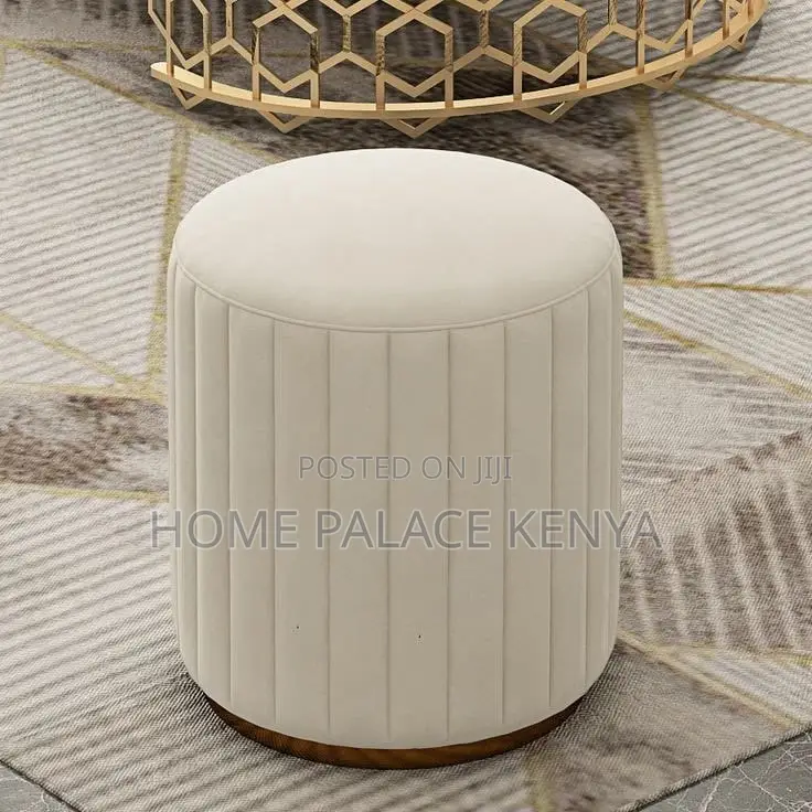 Ottoman Stool; Premium Decorative Ottoman Footstool for Modern Home