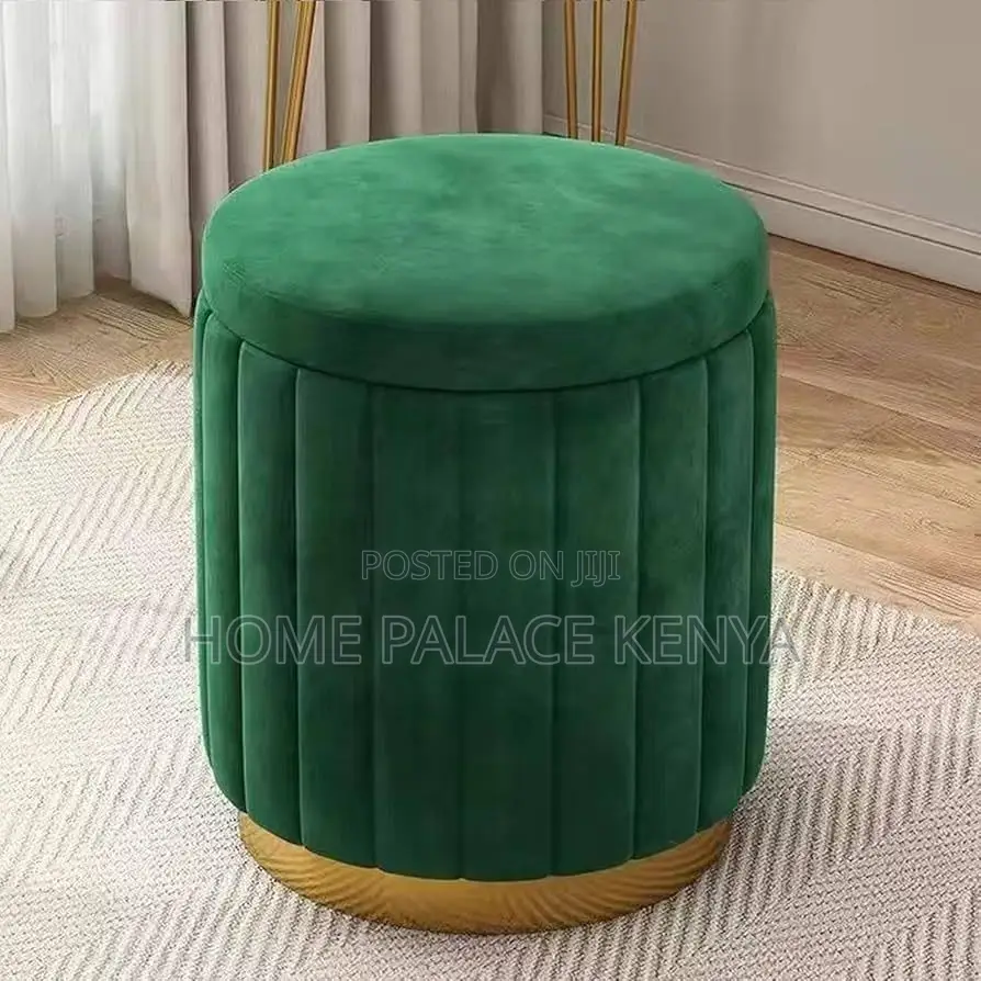 Ottoman Stool; Premium Decorative Ottoman Footstool for Modern Home