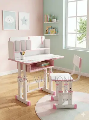 Toddlers to Pre-Teens (3-10 Yrs ) Girls Adjustable Study Desk