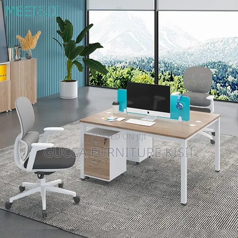 Office Workstation; 2-Person Modern Office Workstation