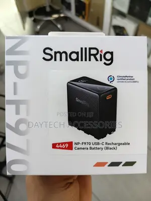 SmallRig L-Series/Np-F970 USB-C Rechargeable Camera Battery (Black)