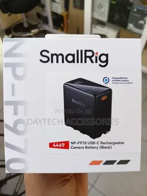 SmallRig L-Series/Np-F970 USB-C Rechargeable Camera Battery (Black)