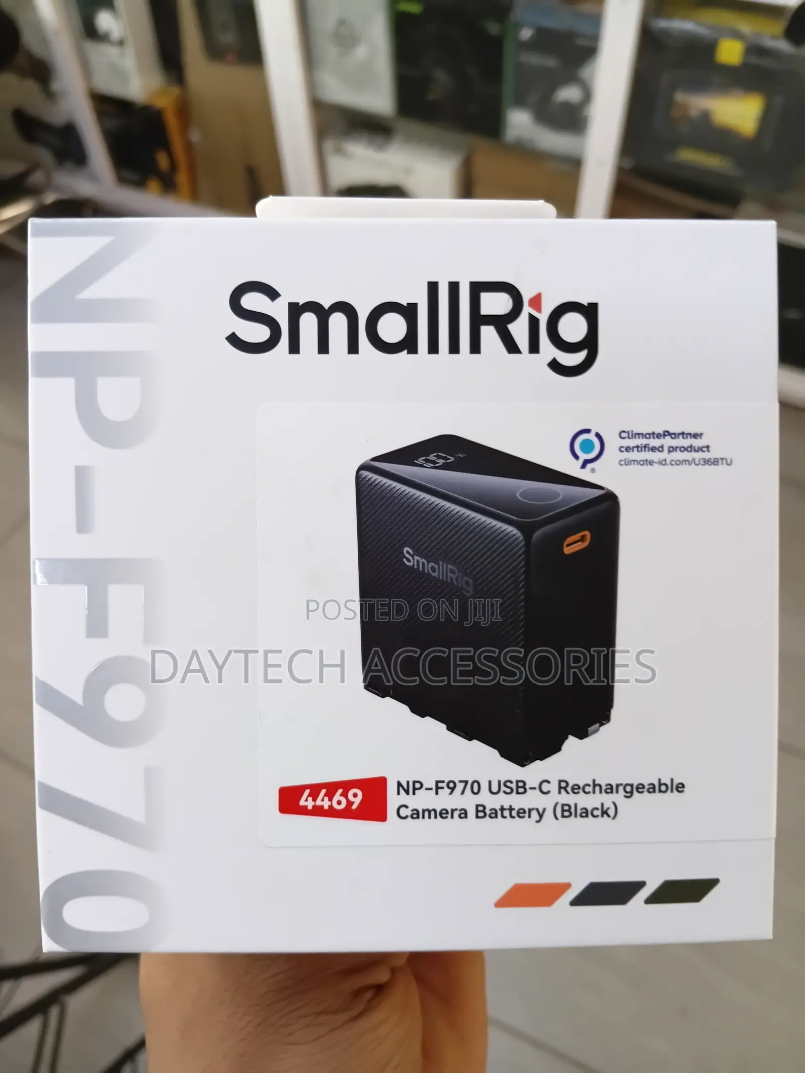 SmallRig L-Series/Np-F970 USB-C Rechargeable Camera Battery (Black)