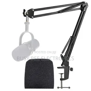 Shure SM7dB Dynamic With Built-in Preamp and Boom Arm Stand