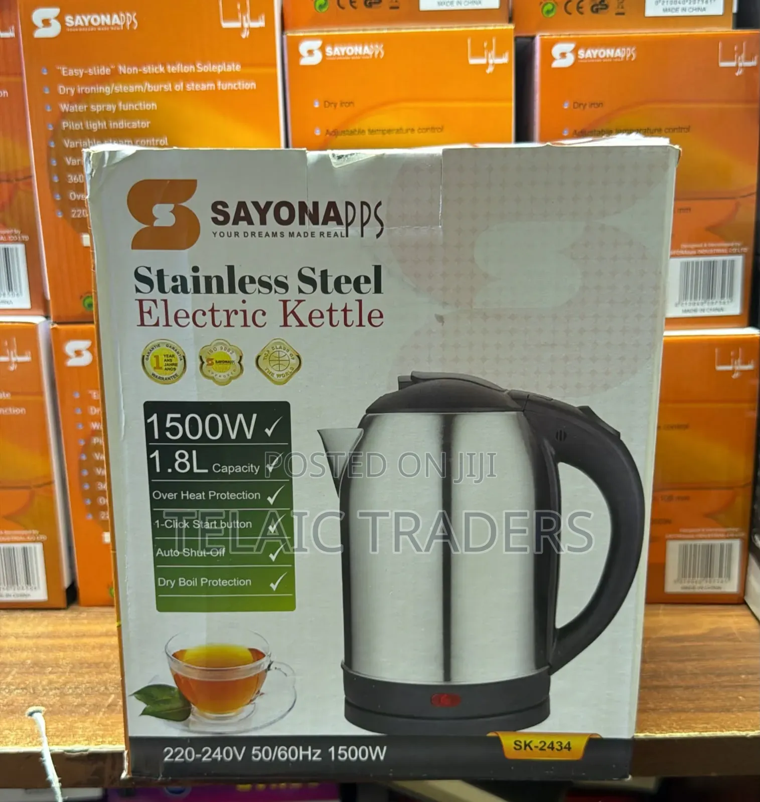 Sayona Electric Kettle 
1.8 L