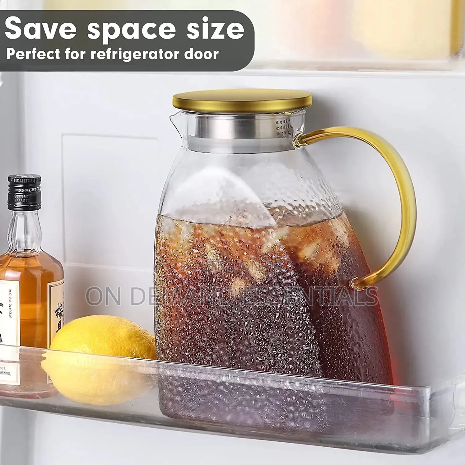 Nordiac Luxury Borosilicate Pot/Kettle With Stainless Steel Lid