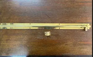 Long Brass Tower Bolt With Keeper