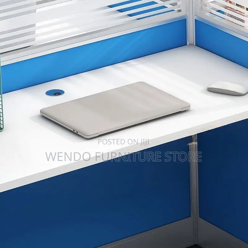 Office Workstation Two Users Straight Office Workstation With Pedestal