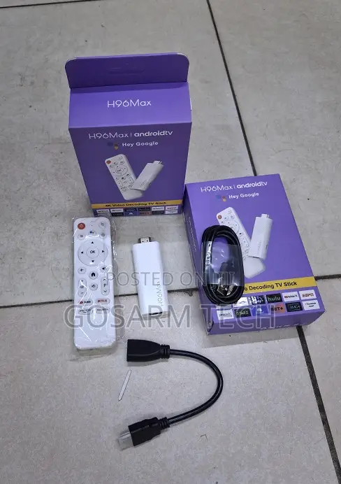 H96 Max Android 14 TV Stick – 16GB ROM, 2GB RAM, WiFi Bluetooth