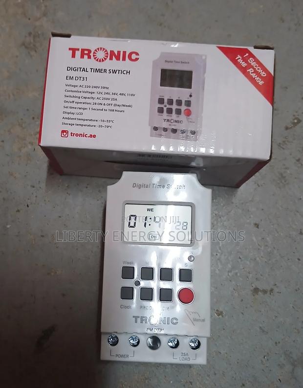 Tronic 25A Digital Time Switch