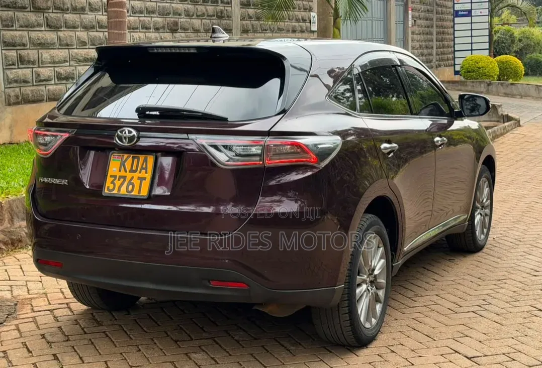 Toyota Harrier 2015 Maroon