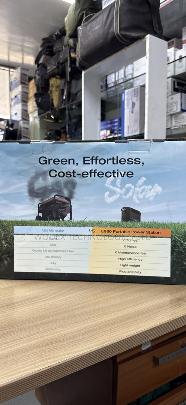 EcoFlow E980 1kWh Daily Backup Battery Generator - UPS - thumbnail 3