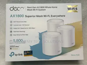 TP-Link Deco X20 AX1800 Whole Home Mesh Wi-Fi 6
