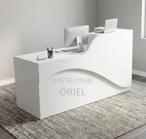 Office Desk : 160CM White Counter Desk for Sale