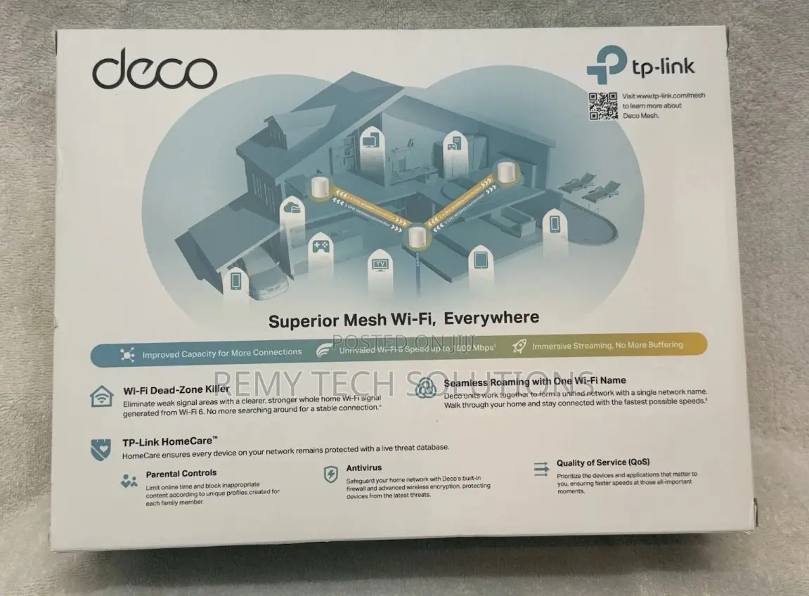 TP-Link Deco X20 3-Pack Dual Band Mesh