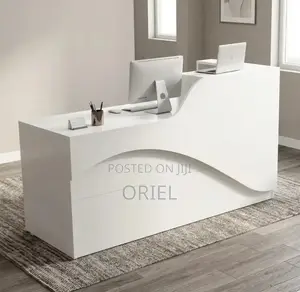 Office Desk : 160CM White Counter Desk for Sale