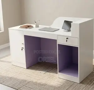 Office Desk : 160CM White Counter Desk for Sale