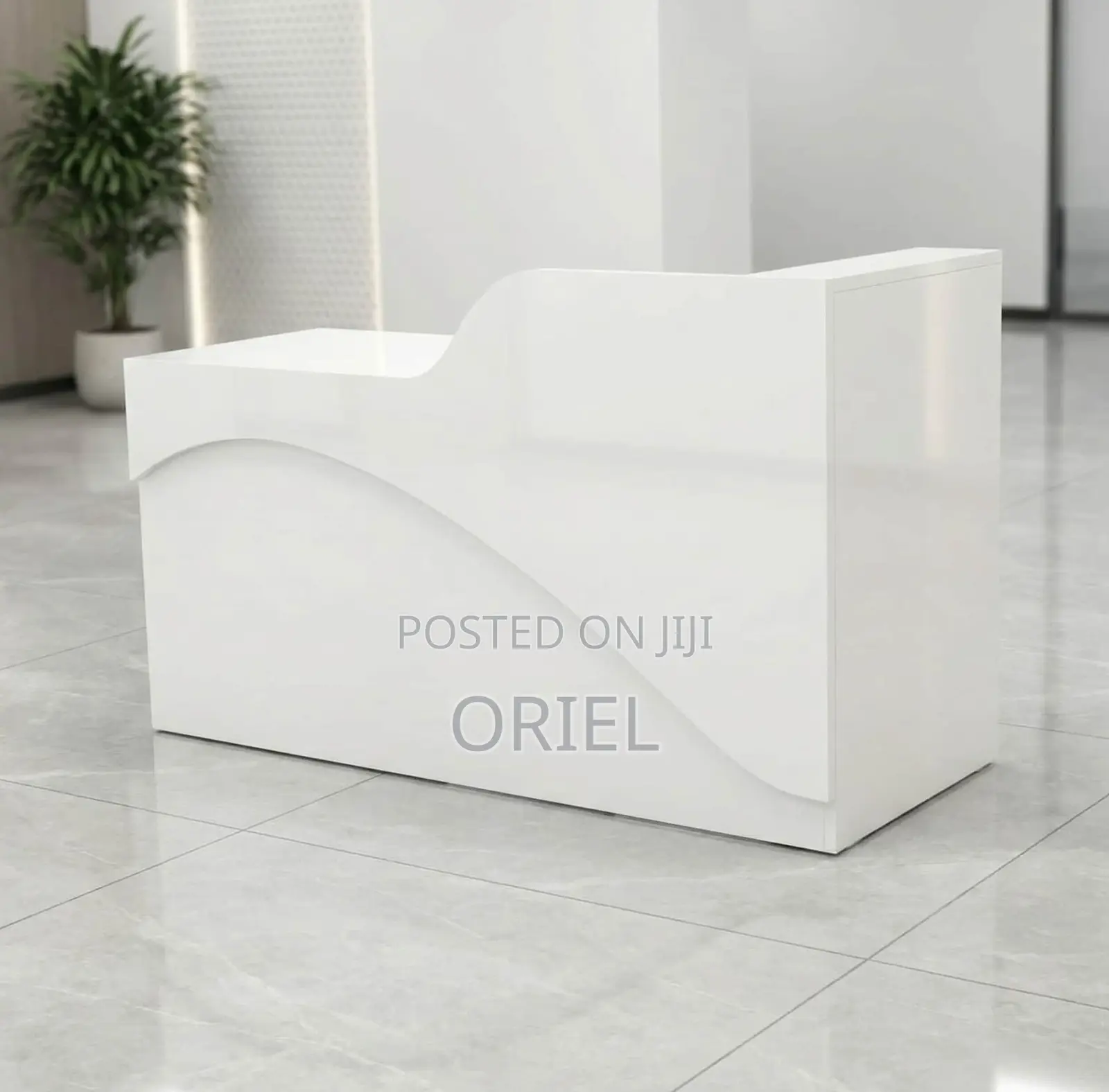 Office Desk : 160CM White Counter Desk for Sale