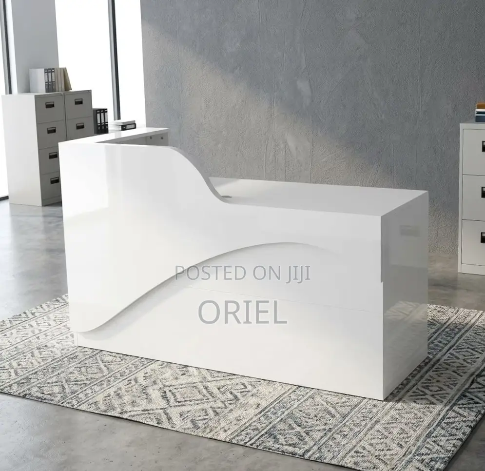 Office Desk : 160CM White Counter Desk for Sale