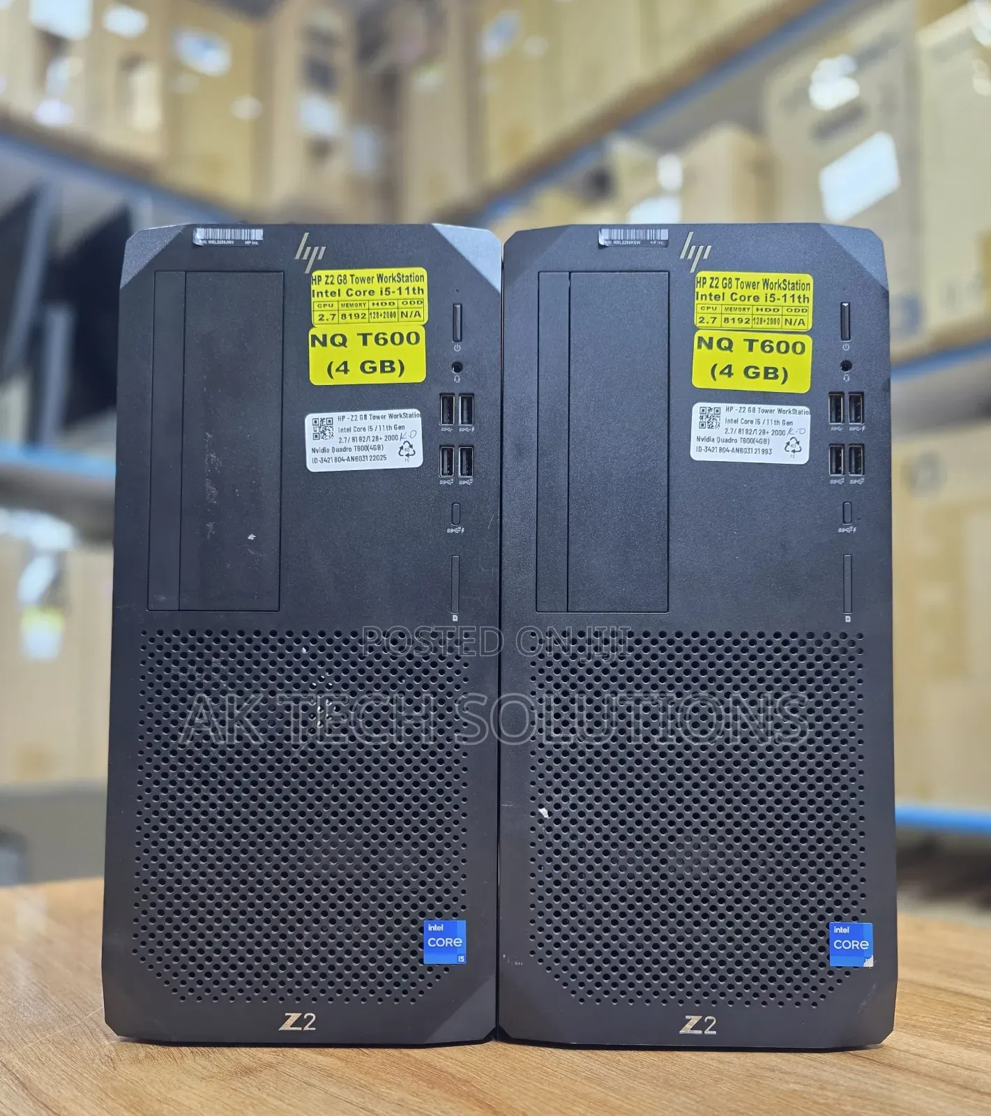 Desktop Computer HP Z2 16GB Intel Core i5 HDD+SSD 128GB