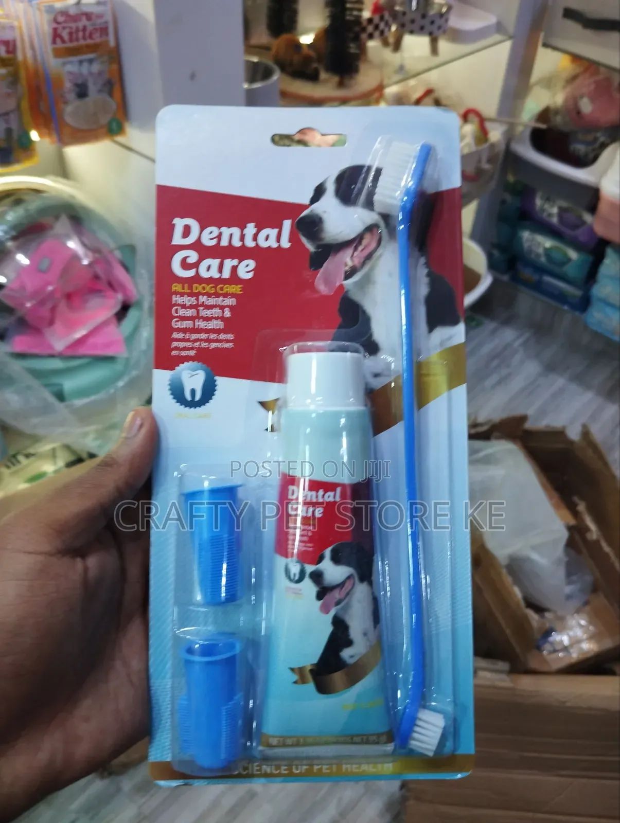 Dog Toothbrush and Toothpaste