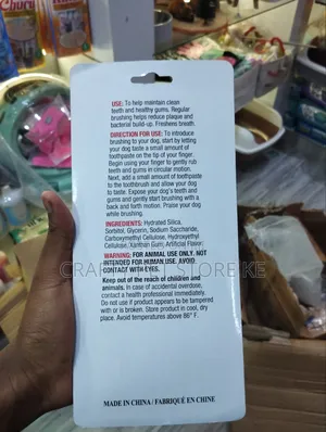 Dog Toothbrush and Toothpaste