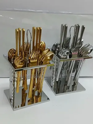 25 PCS Dining Glister Astrid Cutlery Set With Stand