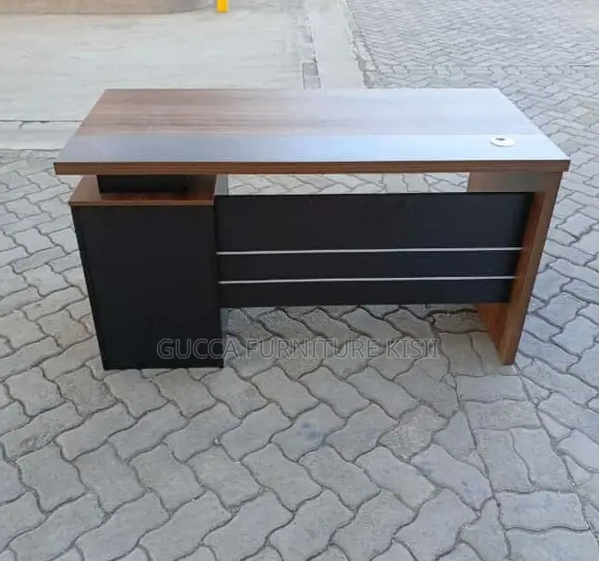 Office Desk; 1.4M Executive Office Desk With Storage