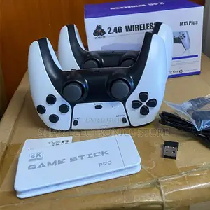 White Gamepads M15 Plus Wireless Retro HDMI -With a HDMI