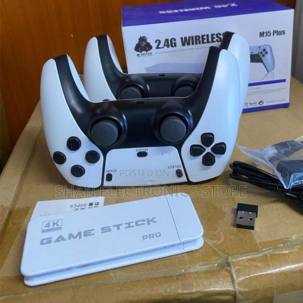 White Gamepads M15 Plus Wireless Retro HDMI -With a HDMI