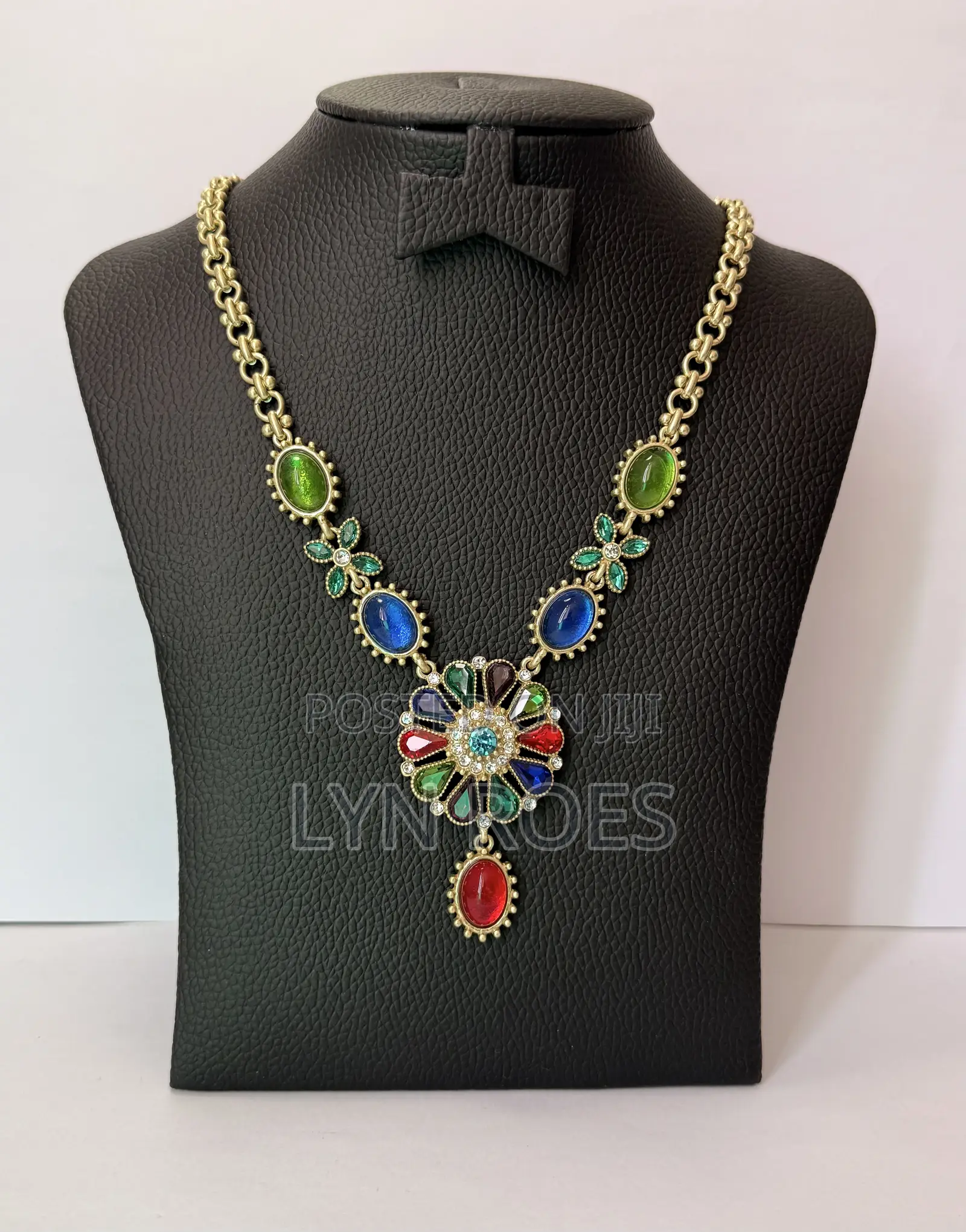 Emerald Maasai Statement Pendant