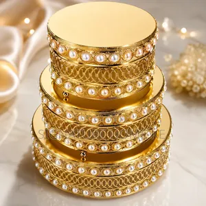 3pcs Iron Top Cake Stand