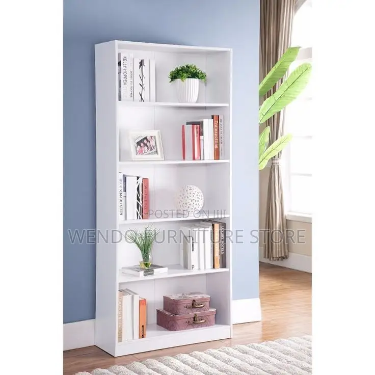 Home Office 5 Tier Book Storage Shelf