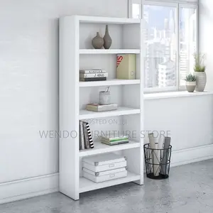 Home Office 5 Tier Book Storage Shelf