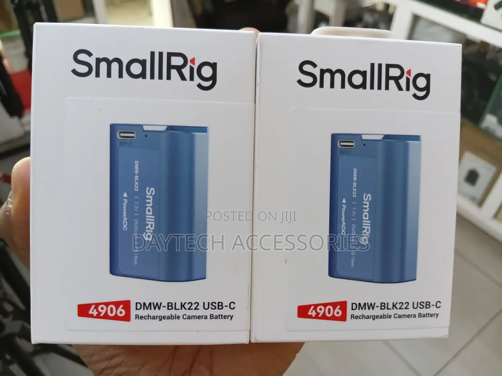 The SmallRig DMW-BLK22 USB-C Rechargeable Camera Battery (Model 4906),