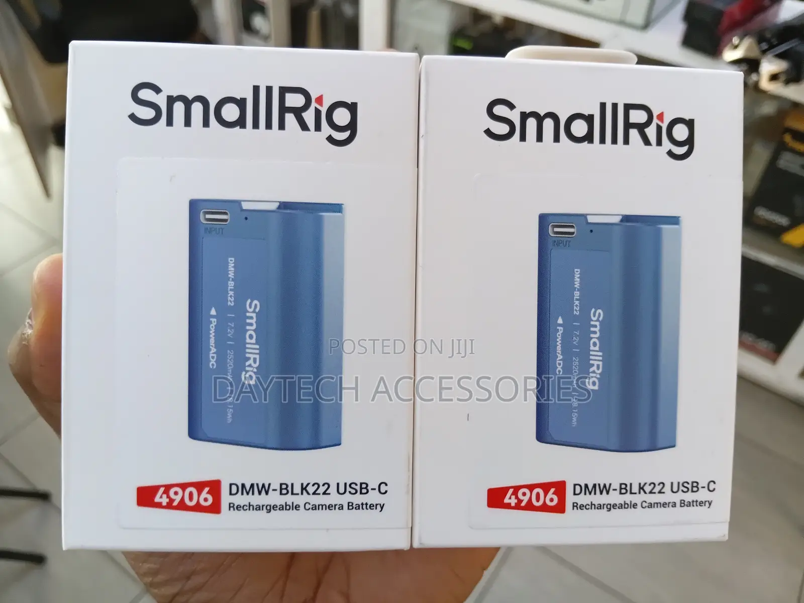 The SmallRig DMW-BLK22 USB-C Rechargeable Camera Battery (Model 4906),