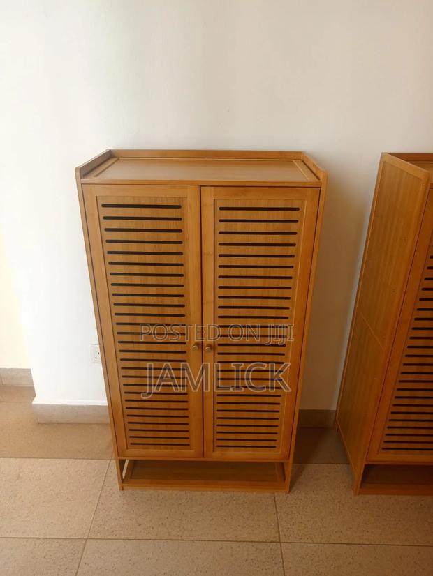 Bamboo 6-Layer Cabinet Shoe Rack - Av