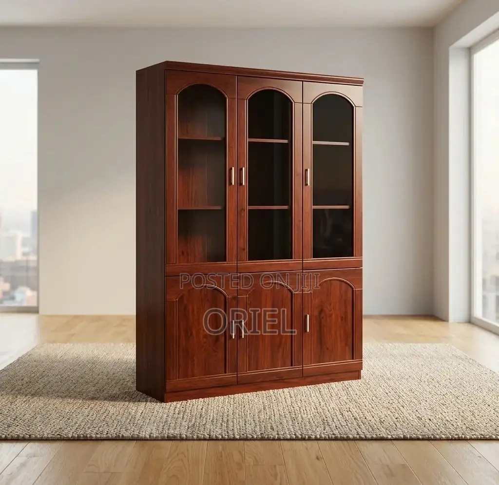 Office Cabinet : Three Door Office Records Storage Cabinet