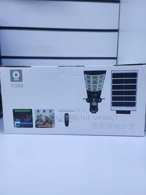 Streetlight With Tripple Lens Solar Camera