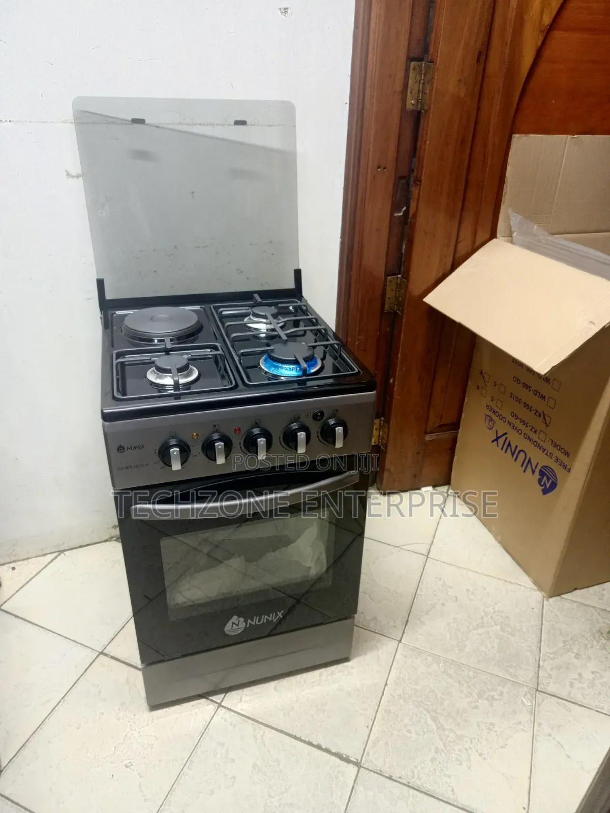 New Model 50*55 Nunix 3+1 Standing Cooker Electric Oven 