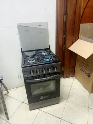 Nunix 50×55 New Model 3 Gas + 1 Rapid Electric Free Standing Cooker 