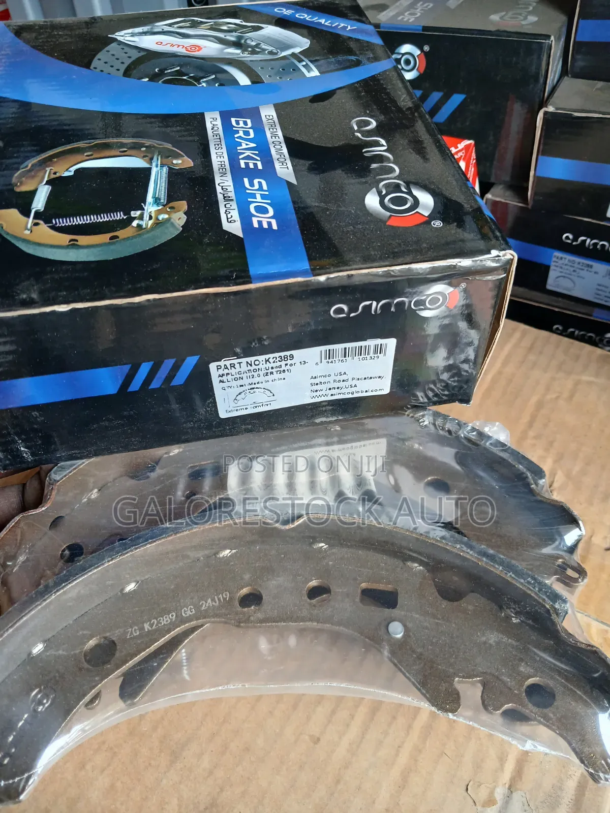 K 2389 Toyota Ractis,corolla, Allion,probox,porte Asimco Linings