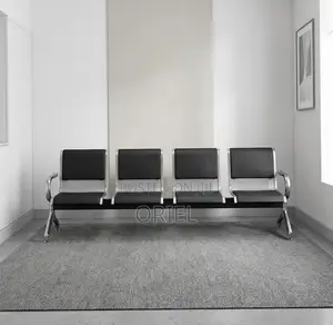 Office Bench : 4-Seater Upholstered Corporate Office Bench