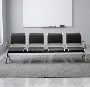 Office Bench : 4-Seater Upholstered Corporate Office Bench