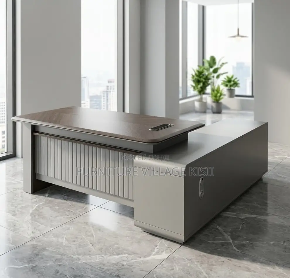 Office Desk; 1600mm Executive L-Shaped Desk