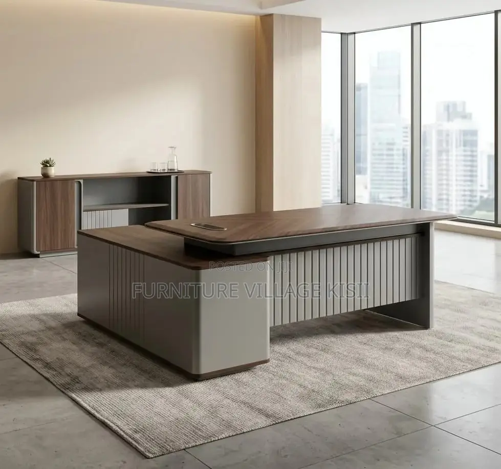 Office Desk; 1600mm Executive L-Shaped Desk