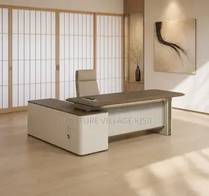 Office Desk; 2400mm Executive L-Shaped Desk