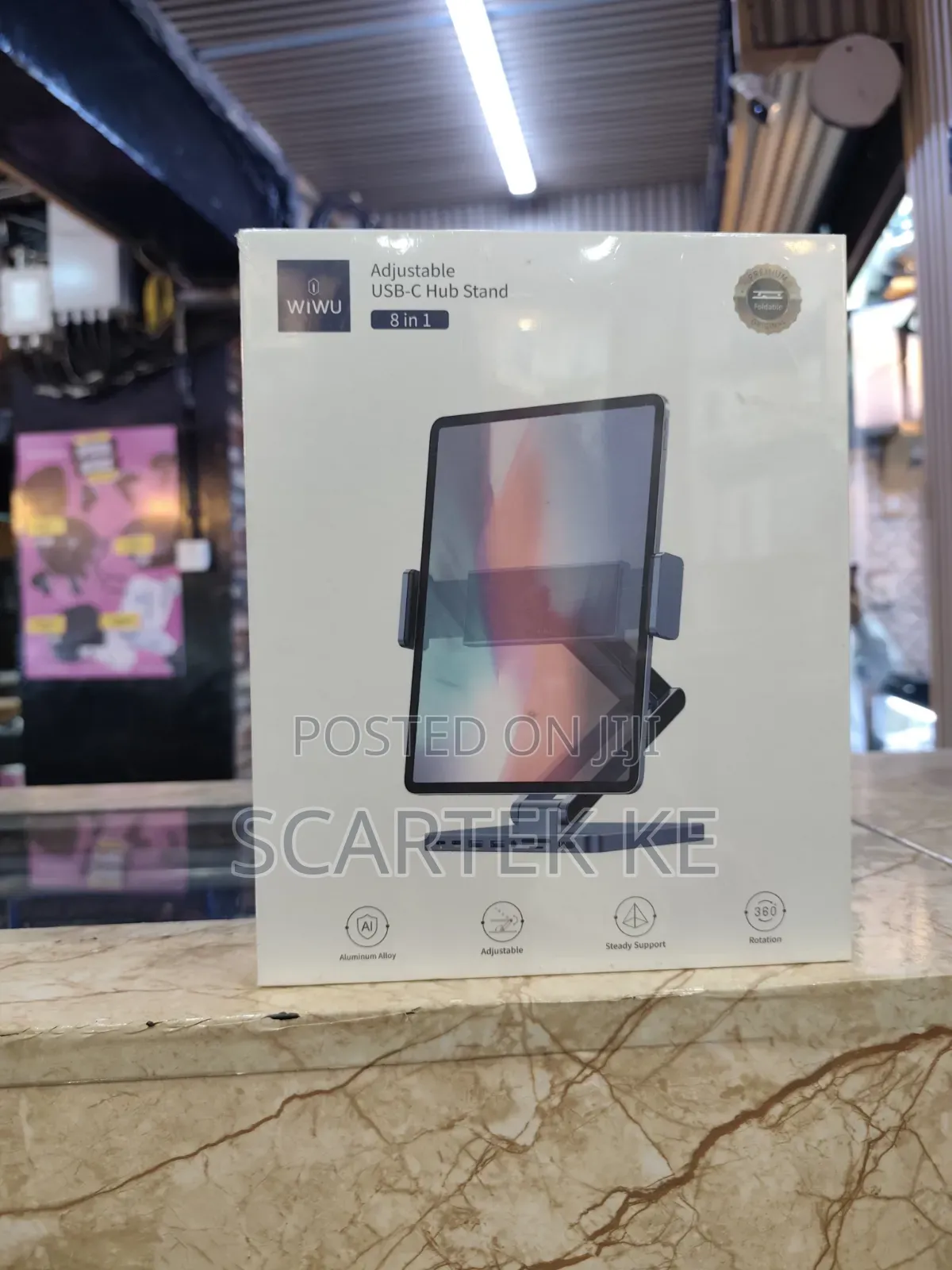 Wiwu Adjustable 8 in 1 USB-C Hub Stand