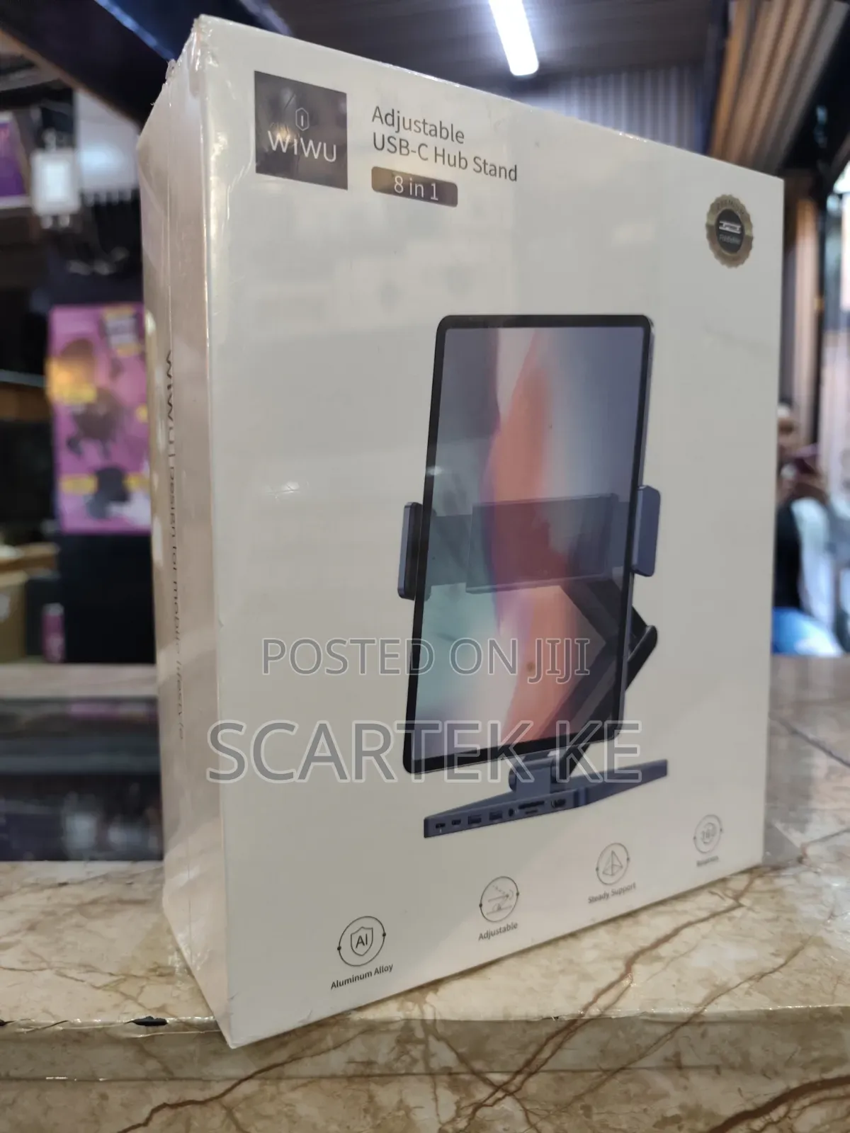 Wiwu Adjustable 8 in 1 USB-C Hub Stand