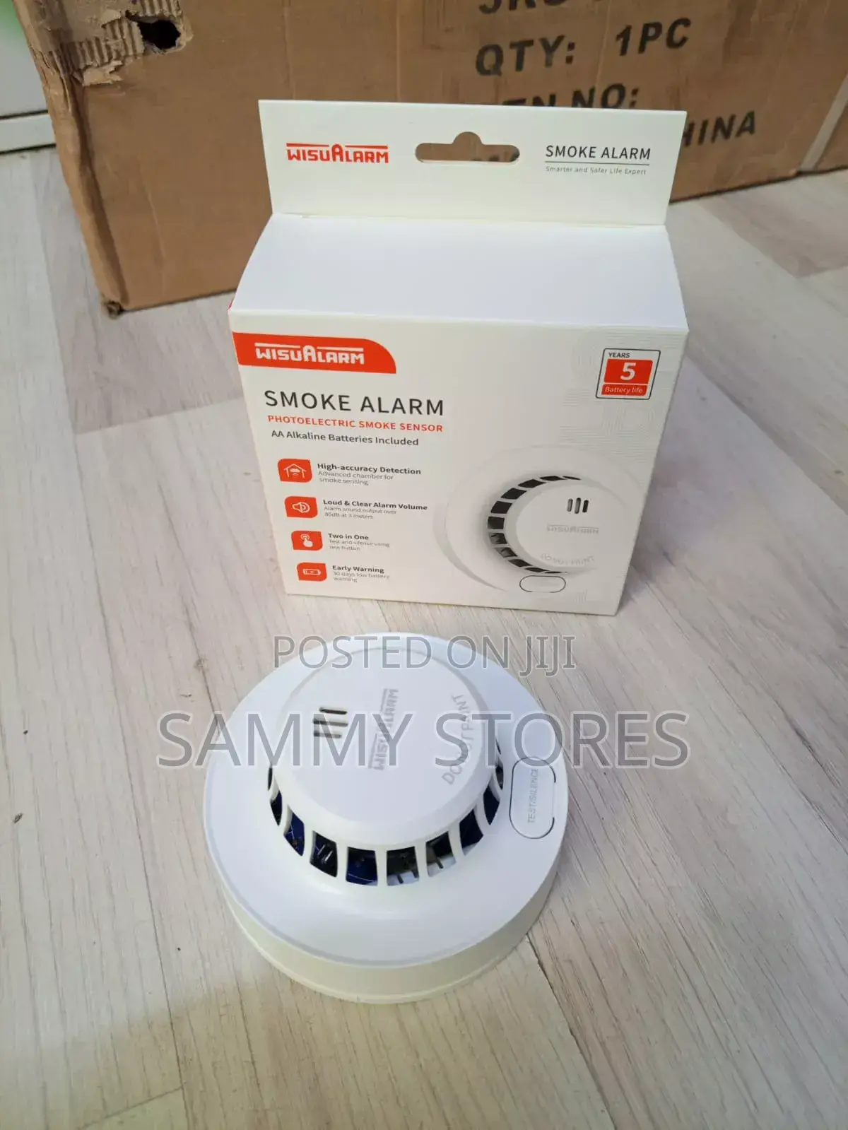 Mini Smoke Detector Alarm – Compact Home Fire Safety Sensor